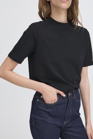 ICHI, IHRANIA SHORT SLEEVE - T-shirt basique - black