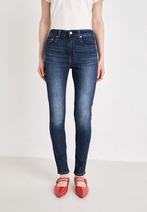 HIGH RISE - Jeans Skinny Fit - dark blue denim