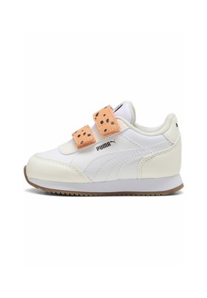 Puma Lauflernschuh - warm white white bright melon black