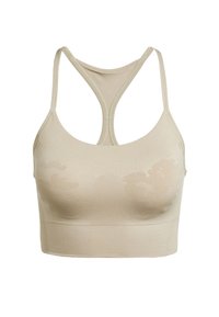 TRUESTRENGTH SEAMLESS YOGA - Reggiseno sportivo con sostegno medio - desert sand smc