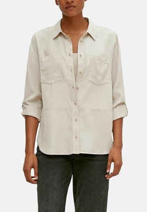 Button-down blouse - beige