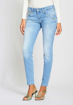 Vaqueros slim fit - light-blue denim