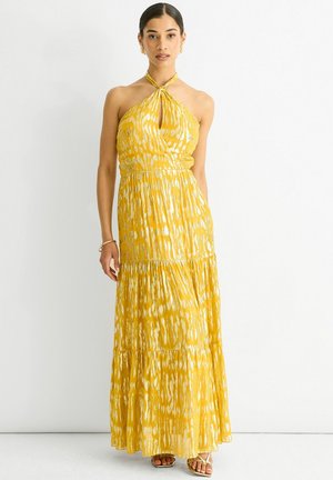 HALTER NECK - Maxi dress - yellow