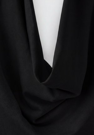 Stradivarius, DRAPED HALTER TOP - Débardeur - black
