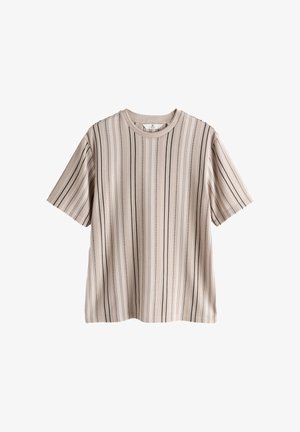 Next, REGULAR FIT - VERTICAL STRIPE T-SHIRT - T-shirts print - new neutral