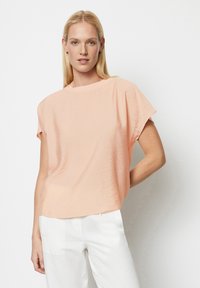 Marc O'Polo - SHORT SLEEVE - T-shirt basic - dry rose Miniatuurafbeelding 1