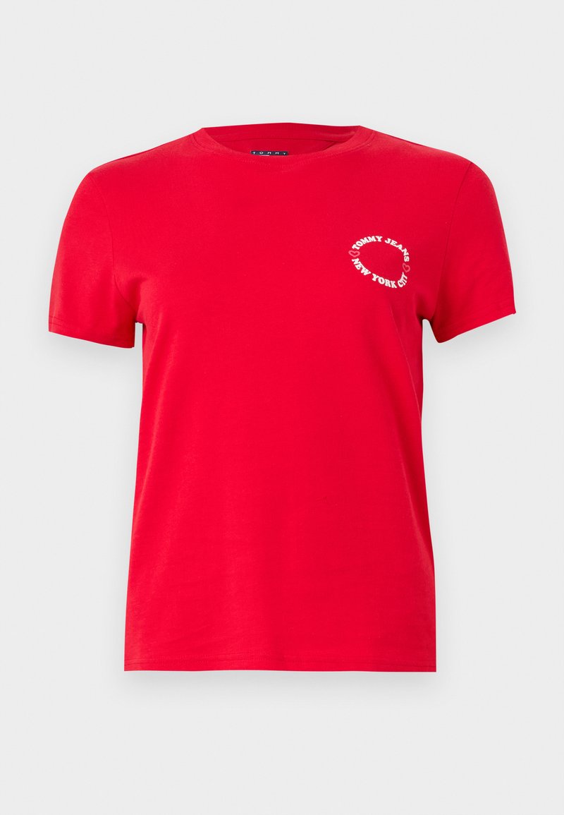 Tommy Jeans T-shirt print rood Tommy Jeans T-shirt print rood
