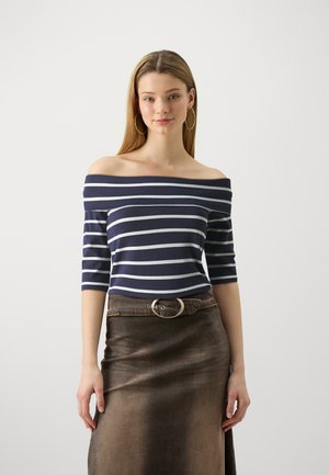 ONLDIANA OFF SHOULDER - Topper langermet - night sky/cloud dancer