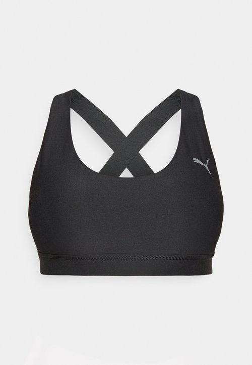 PUMA CLOUDSPUN BRA - MID - Medium support sports bra - black — foto 5