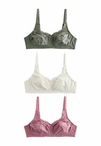 Unselected, green pink cream