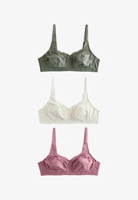 Unselected, green pink cream