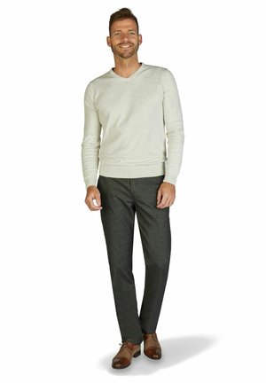 GARVEY - Chinos - dunkelgrau melange