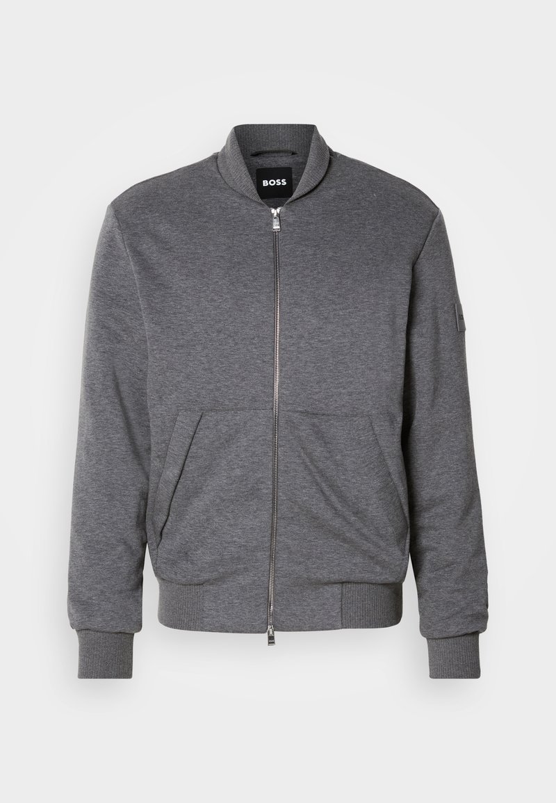 Boss Bomberjacks grijs gemêleerd Boss Bomberjacks grijs gemêleerd