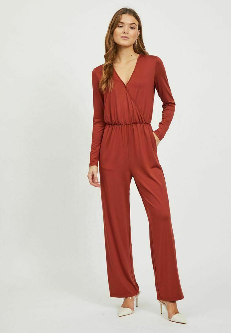 Damen Kleider | Vila Jumpsuit burnt henna/ocker - HP94809 Damen Kleider | Vila Jumpsuit burnt henna/ocker - HP94809