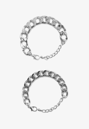 Terranova, PACK 2 BRACCIALI A CATENA - Bracciale - argento