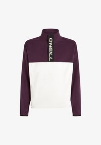 Selezionato, aubergine colour block