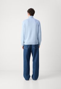 GANT CASUAL HALF  - Pulóver - light blue melange