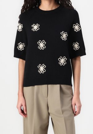 Print T-shirt - black