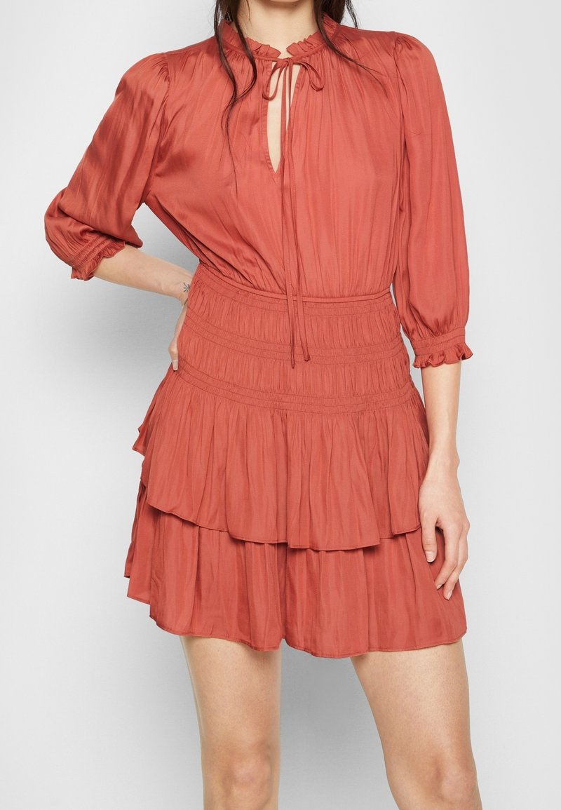orange butterfly dress Vibrant Butterfly Dress | Women's Boutique main image 1