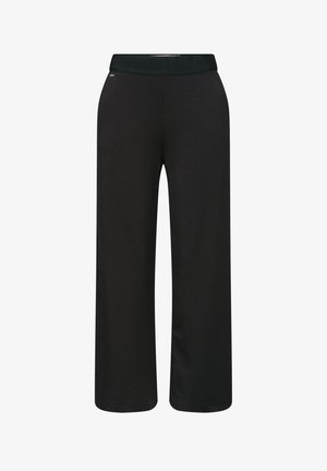 Street One, 7/8 WIDE LEG HOSE IM LOOSE FIT - Jogginghose - black