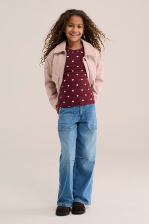 WE Fashion, Camiseta de manga larga - burgundy red