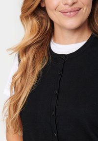 Saint Tropez MILASZ BUTTON FRONT - Liemenė - black