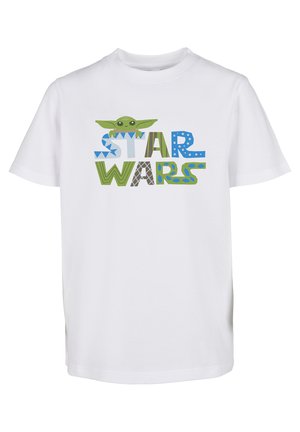 STAR WARS COLORFUL LOGO TEE - Nyomott mintás póló - white