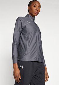 Under Armour TRACK JACKET - Spordijakk - castlerock/white