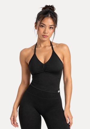 Smilodox, MALENA CROP TANK TOP TRAINING - Haut - schwarz