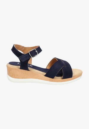 Lüke Schuhe Sandales compensées - blau