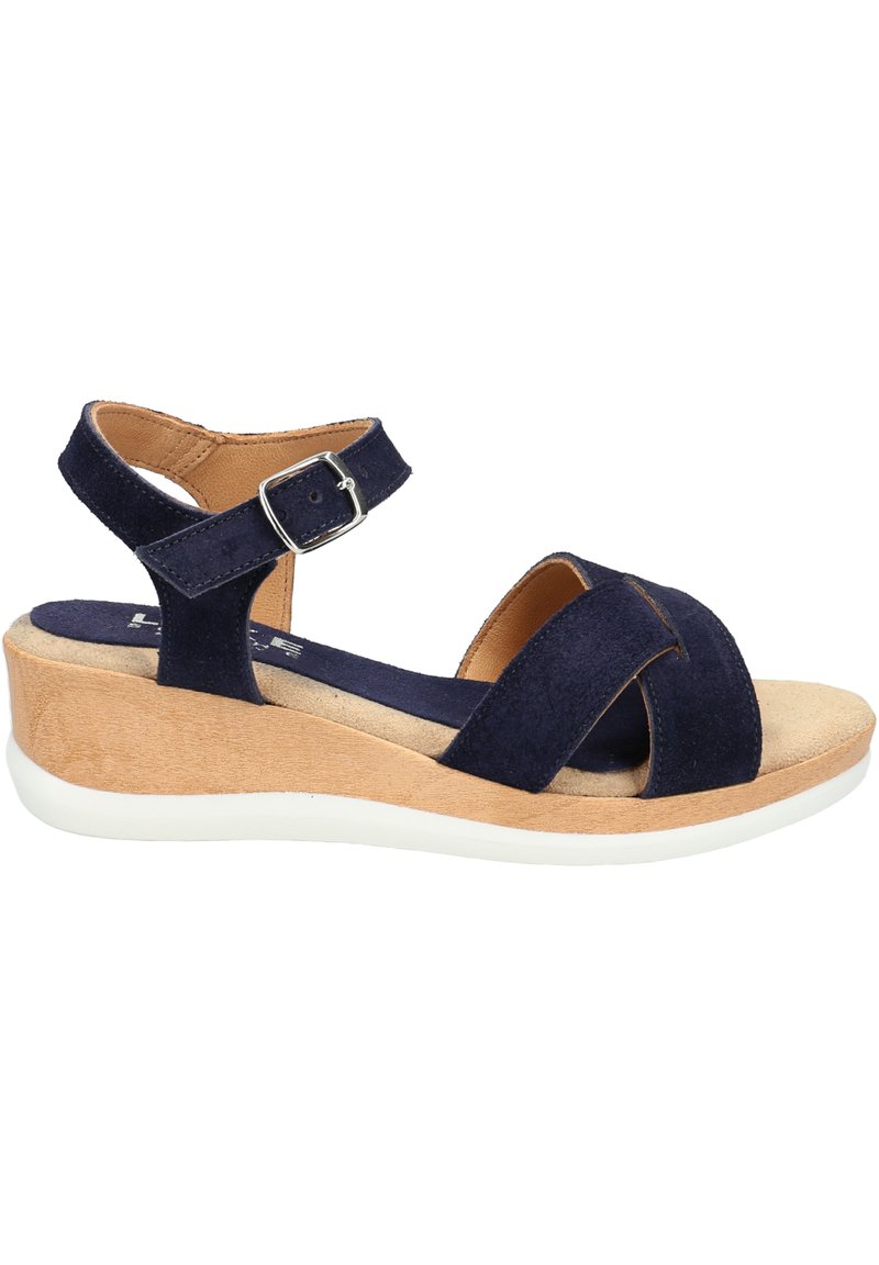 Lüke Schuhe Wedge sandals - blau