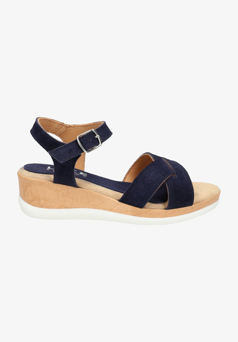 Lüke Schuhe Wedge sandals - blau