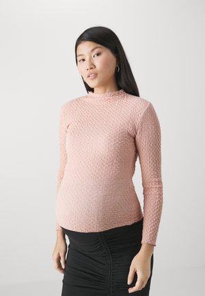 Pikkade varrukatega topp - pink