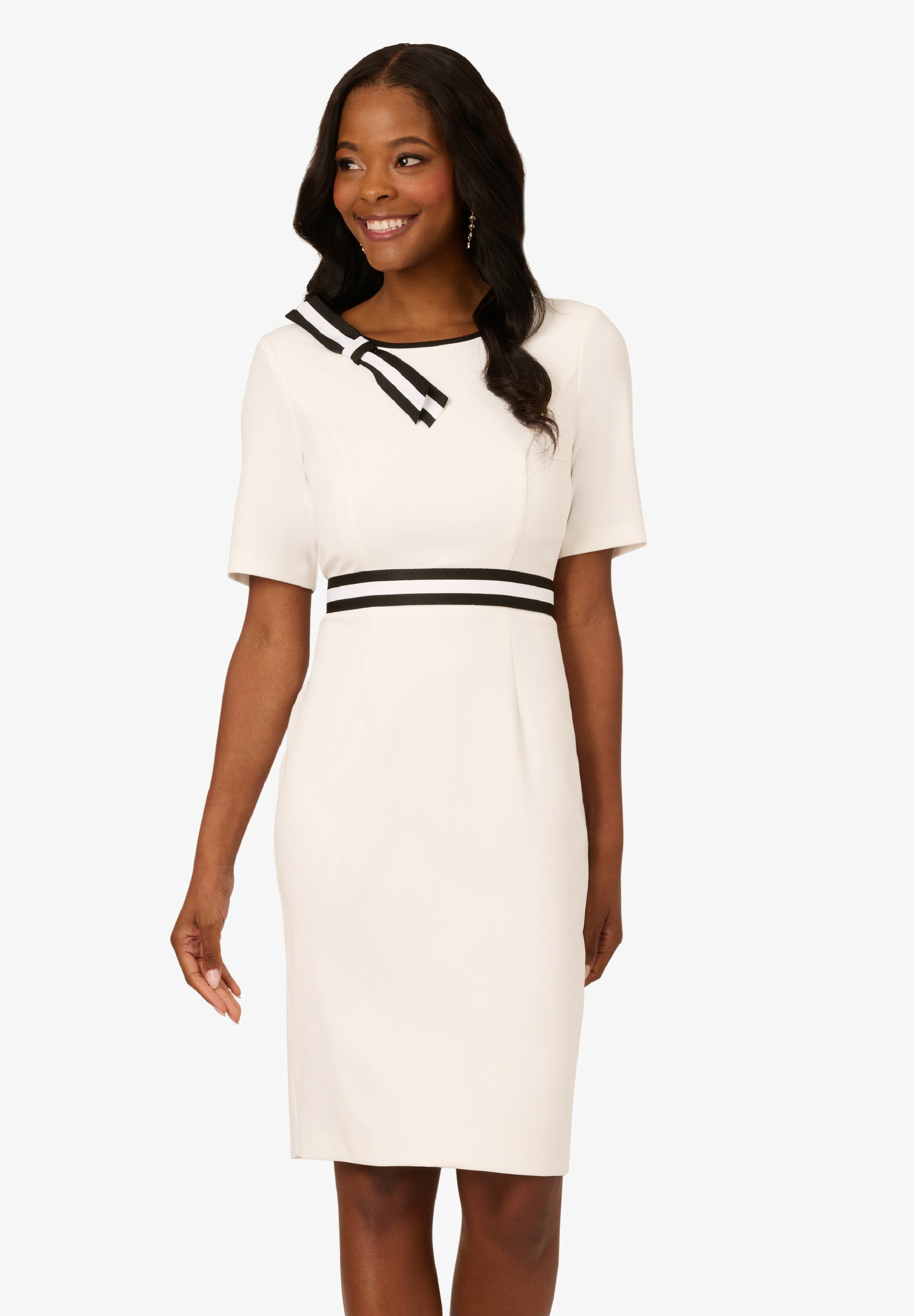 white long sleeve knee length dress Off the Shoulder Long Sleeves White Cocktail Dresses Knee Length Short