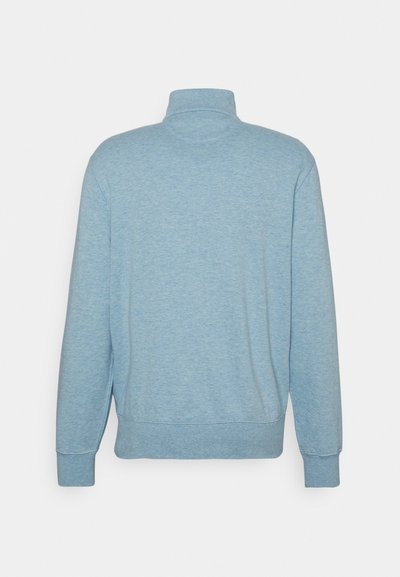 Polo Ralph Lauren LUXURY JERSEY QUARTER ZIP PULLOVER - Camisola - modern blue heather