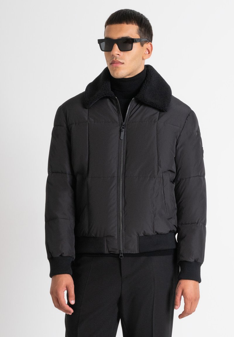 Antony Morato REGULAR FIT IN TECHNO WITH COLLAR - Veste d'hiver - black