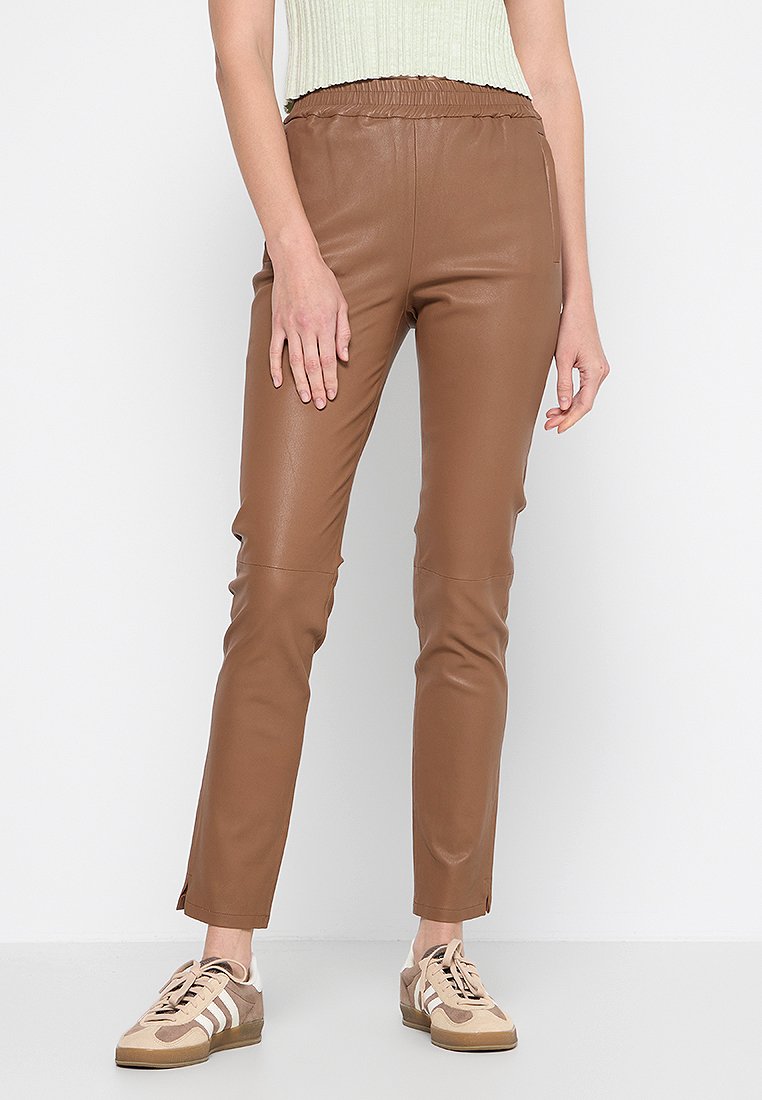 Oakwood Leren broek bruin