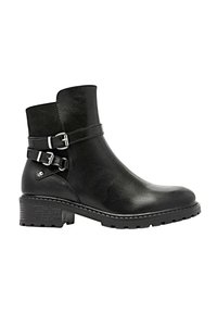 Super Mode Bottines de cowboy / motard - noir