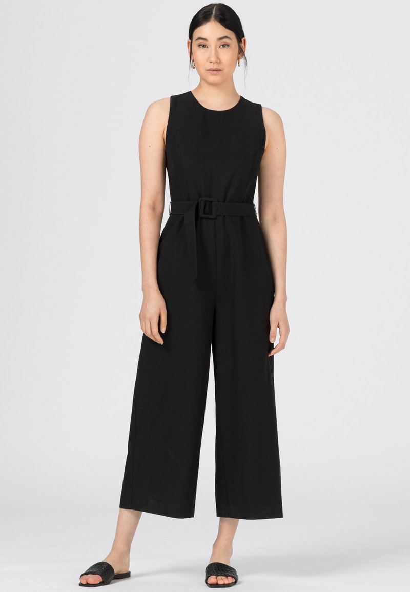 HALLHUBER AUS HOCHWERTIGER Jumpsuit schwarz Zalando.at