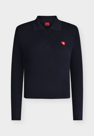 HUGO, SAREPLINNY - Polosärk - medium blue