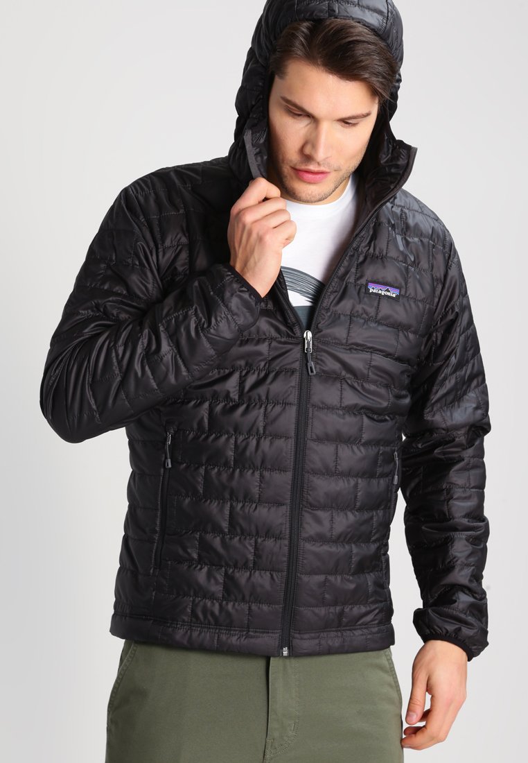 Patagonia NANO PUFF HOODY - Winterjacke - black/schwarz - Zalando.de
