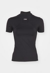CONTRAST - T-shirts - black