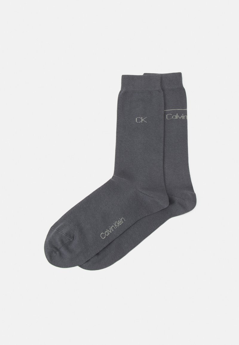 Calvin Klein Underwear MEN SOCK LOGO 2 PACK Socks grey Zalando.co.uk