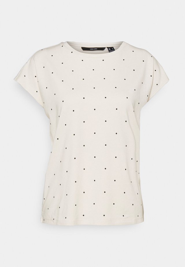 VMMARLIEAVA WIDE FIT - T-Shirt print - birch