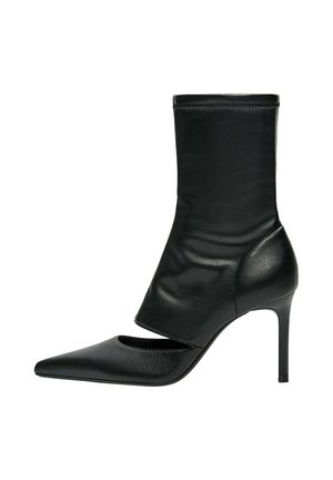 Bershka, CUT-OUT HIGH-HEEL - SHOES - Bottines à talons hauts - black