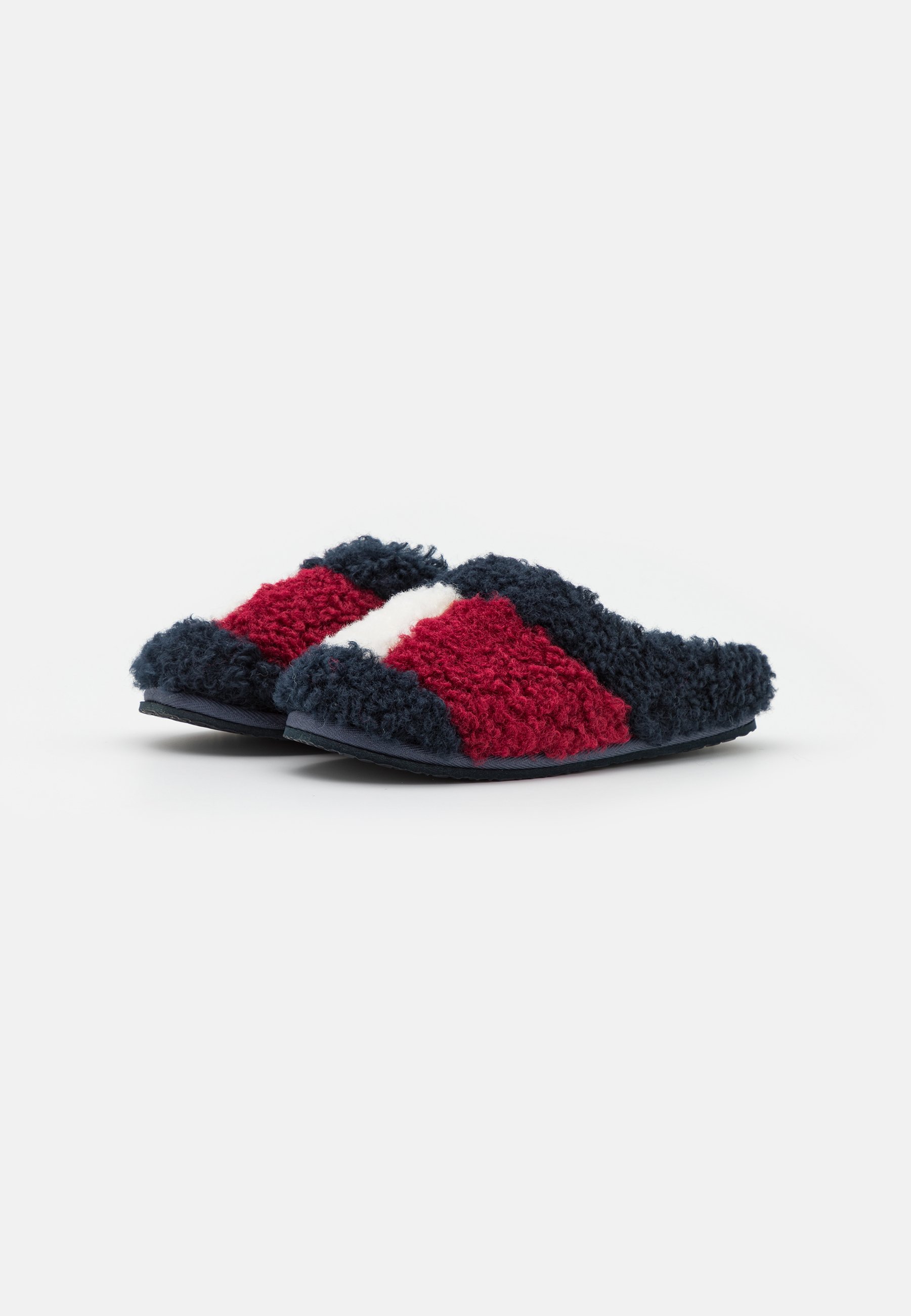 Tommy Hilfiger Sherpa Logo Slippers, Navy