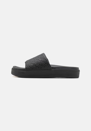 PLATFORM POOL SLIDE - Mules - black