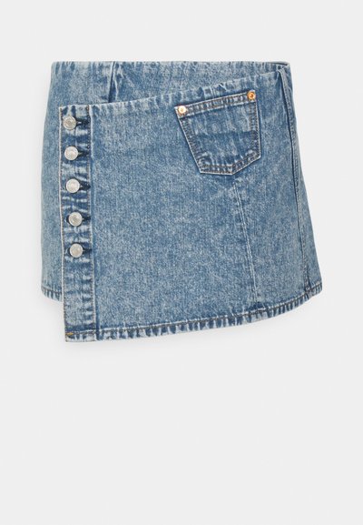 RE/DONE WRAP SKIRT - Φούστα παρεό - blue denim