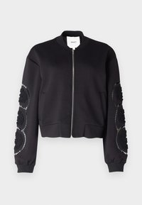 OBJDORINA - Mikina na zip - black