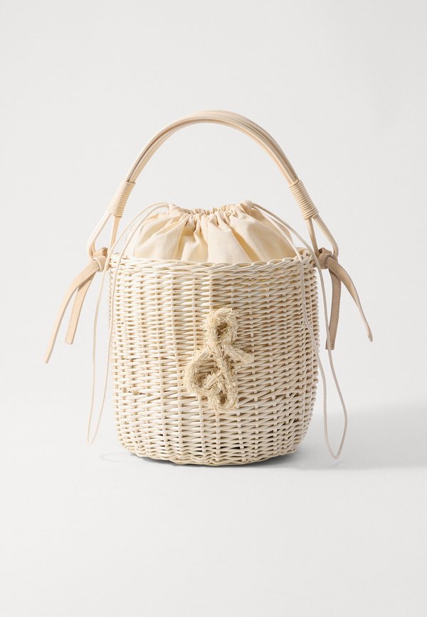 THE IZA BASKET BAG - Handbag - beige